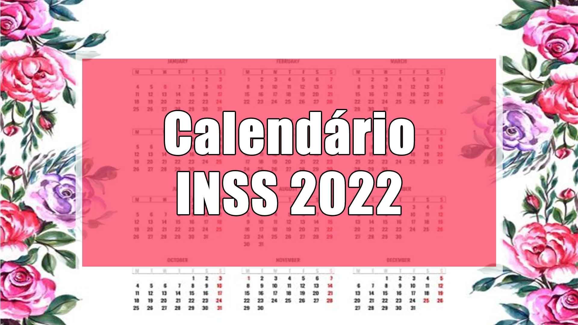 Calendário INSS 2022