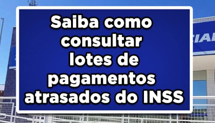 Saiba como consultar lotes de pagamentos atrasados do INSS