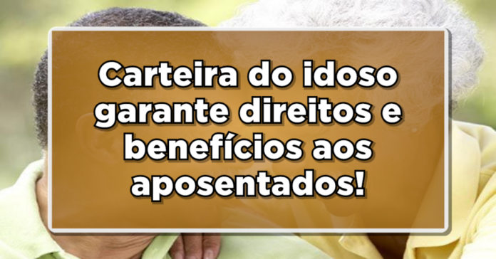 Confira a seguir os benefícios de emitir a carteira do idoso.